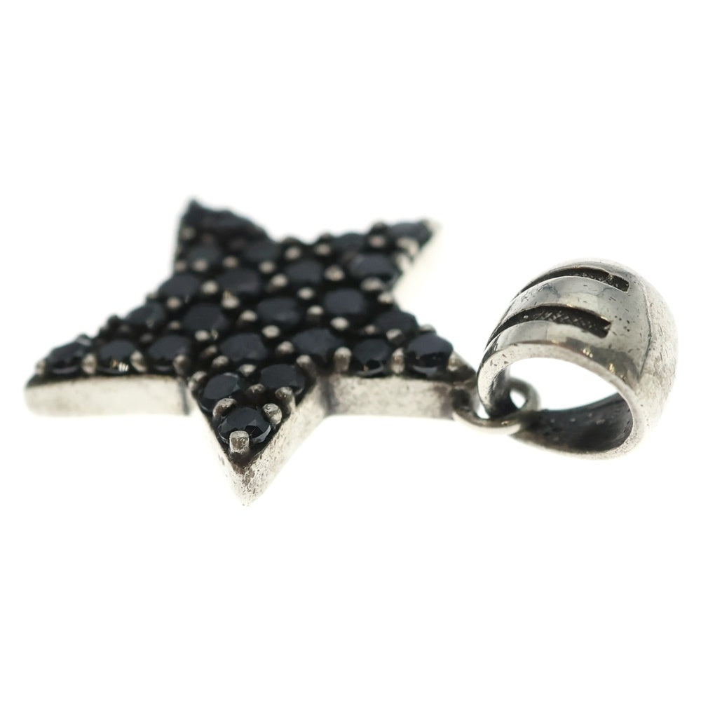 Justin Davis(ジャスティンデイヴィス) VIVA SUPER STRA ペンダント ネックレストップ SPJ150 シルバー/ブラック レディース