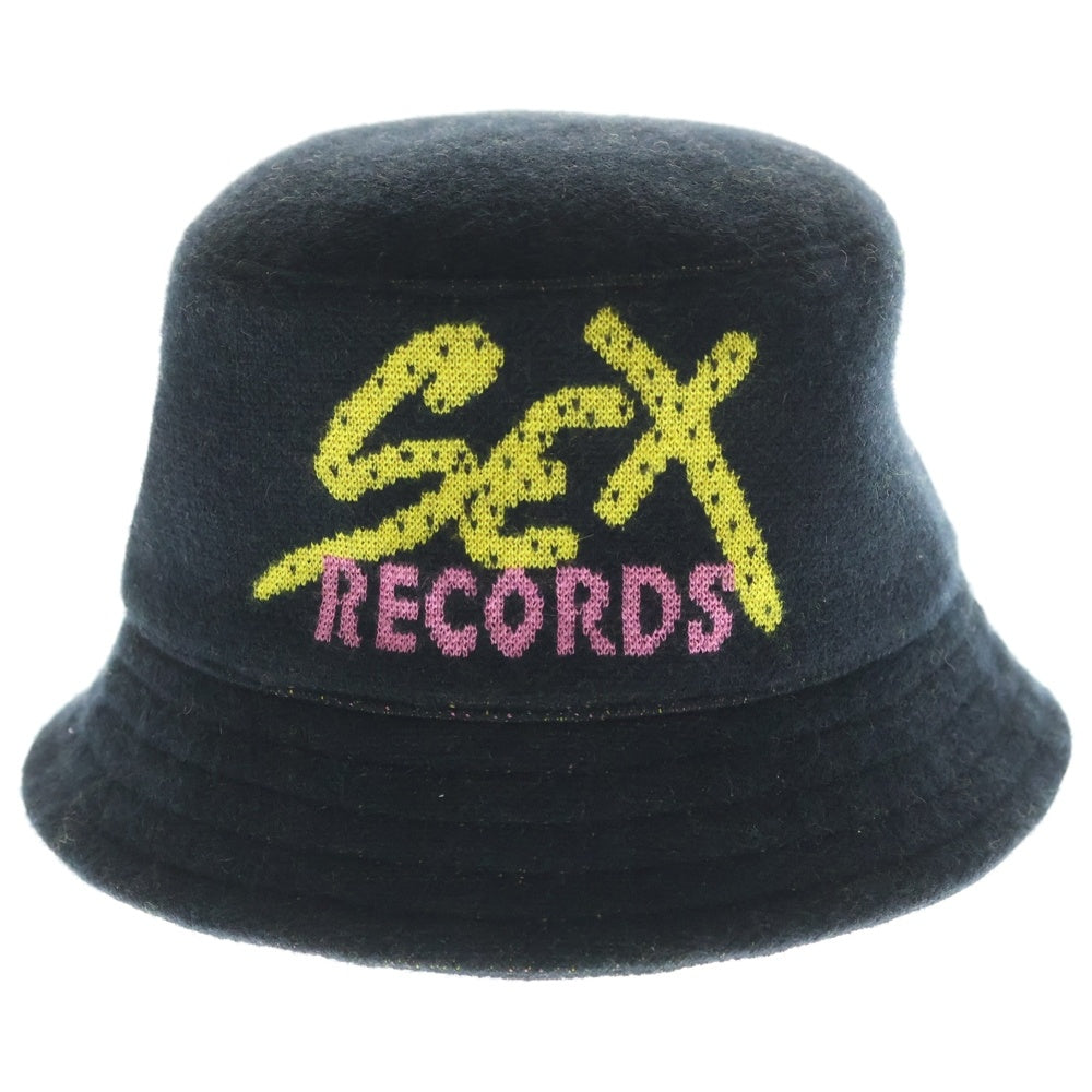 CHROME HEARTS(クロムハーツ) MATTY BOY PPO SEX RECORDS カシミヤ バケット ハット ブラック