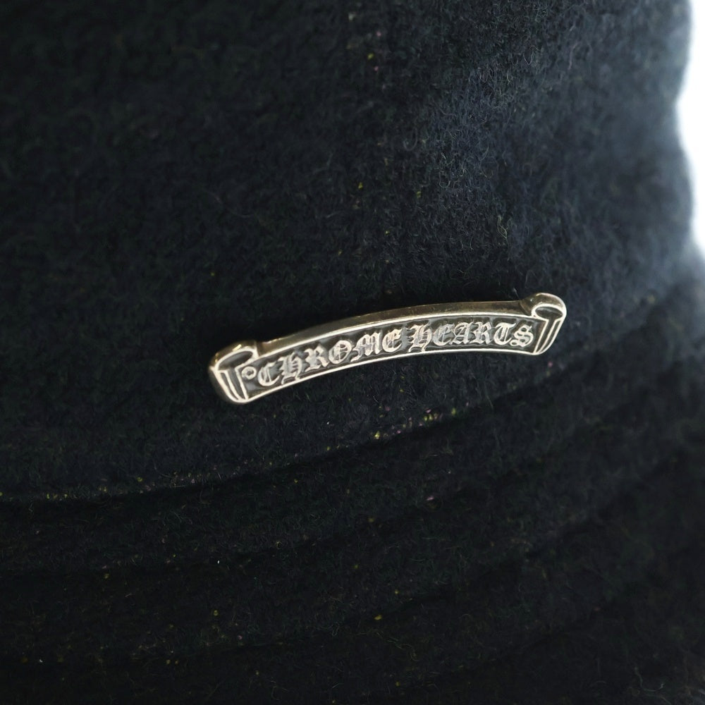 CHROME HEARTS(クロムハーツ) MATTY BOY PPO SEX RECORDS カシミヤ バケット ハット ブラック