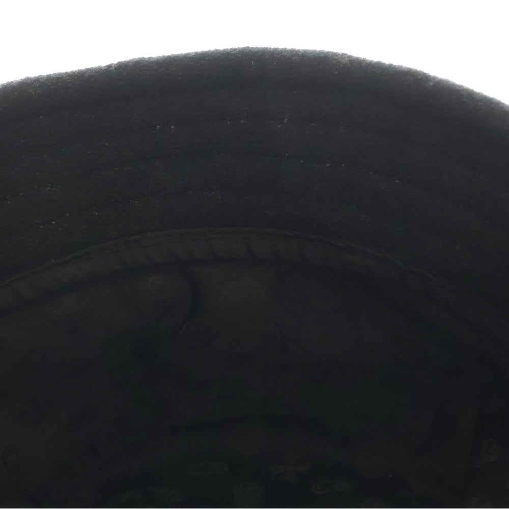 CHROME HEARTS(クロムハーツ) MATTY BOY PPO SEX RECORDS カシミヤ バケット ハット ブラック