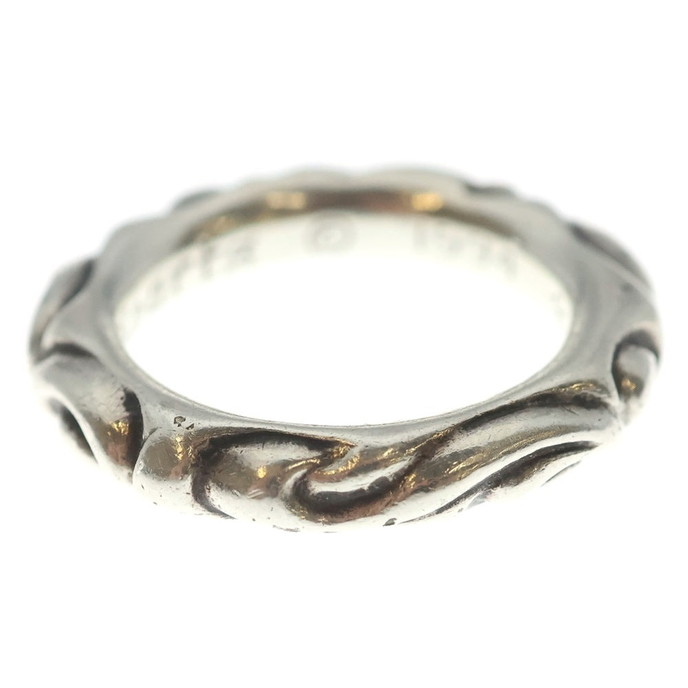 CHROME HEARTS(クロムハーツ) SCRL BAND スクロールバンド リング シルバー BCA351