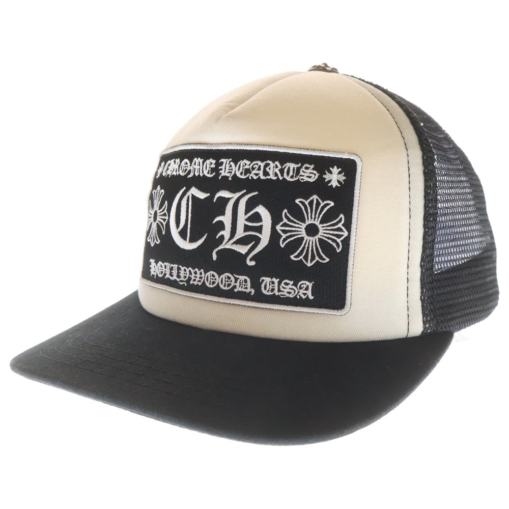 CHROME HEARTS(クロムハーツ) TRUCKER CAP PARIS トラッカー メッシュキャップ ブラック