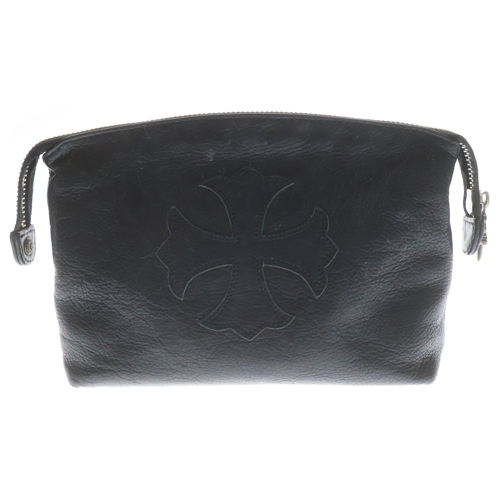 CHROME HEARTS(クロムハーツ) INSANITY CH PLS インサニティ CHプラスパッチレザーポーチ ブラック