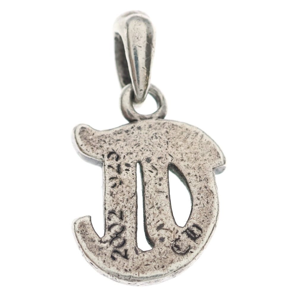 CHROME HEARTS(クロムハーツ) ALPHABET CHARM イニシャルチャーム T ネックレストップ シルバー