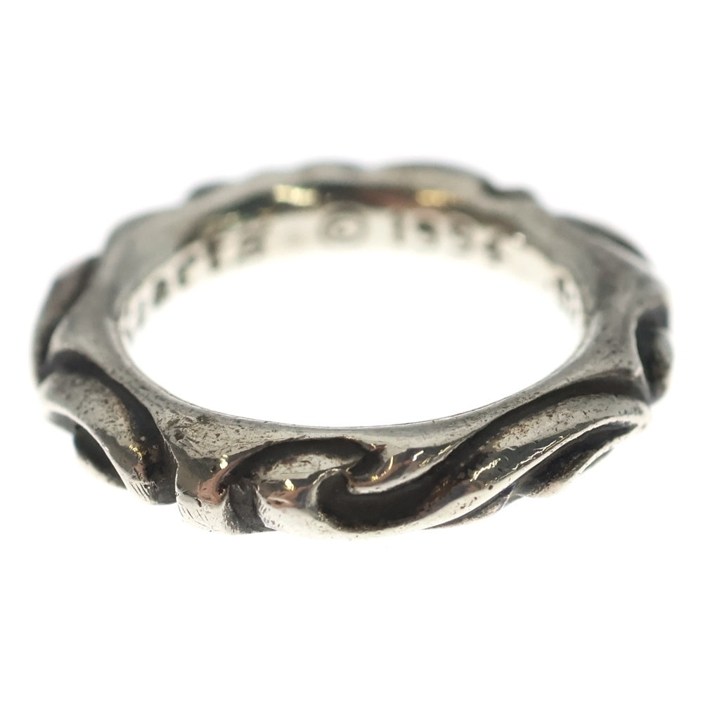 CHROME HEARTS(クロムハーツ) SCRL BAND スクロールバンド リング シルバー BCA351