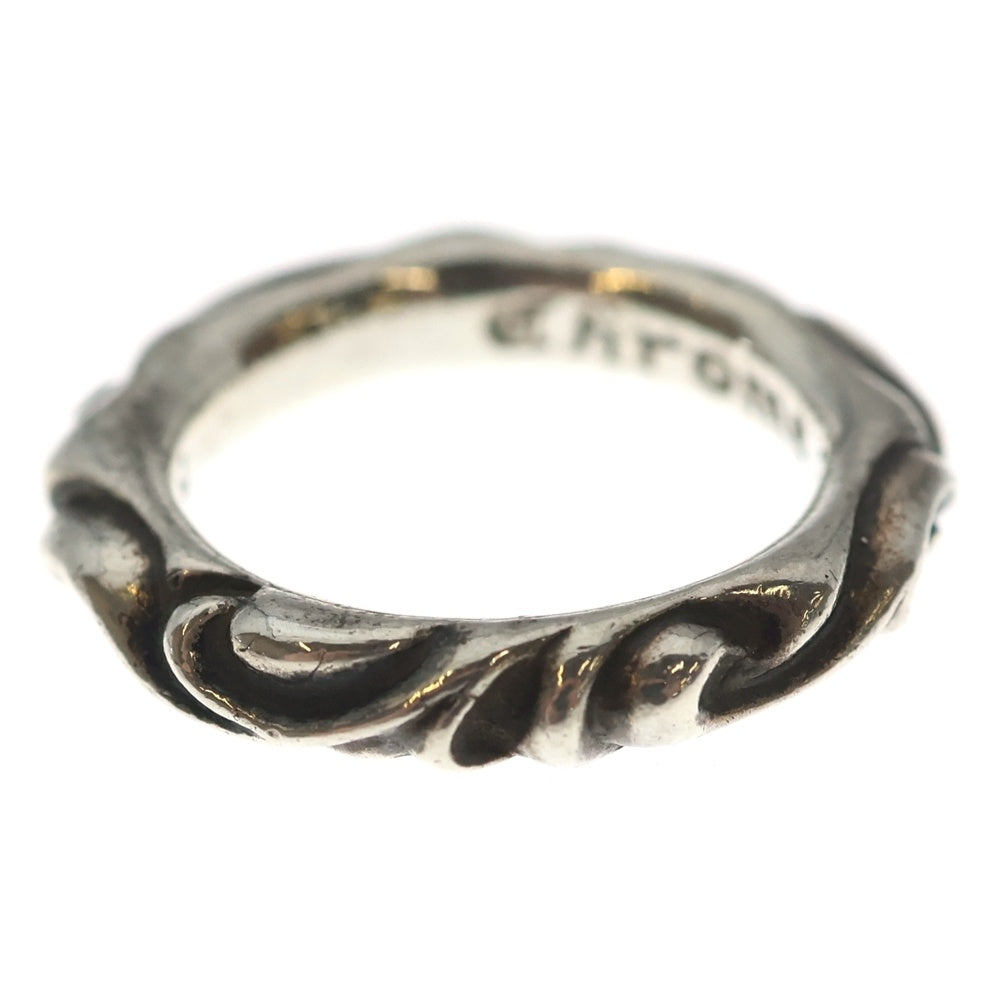 CHROME HEARTS(クロムハーツ) SCRL BAND スクロールバンド リング シルバー BCA351