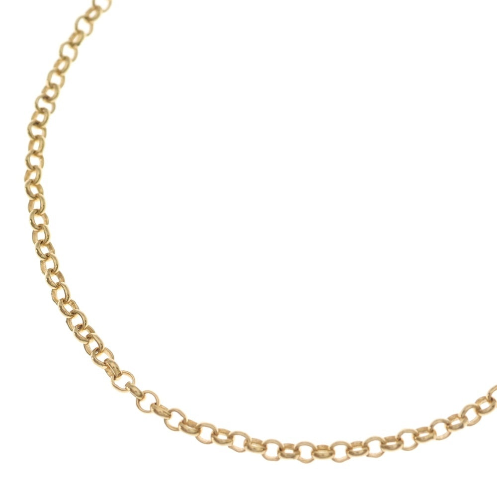 CHROME HEARTS(クロムハーツ) 22K NECKCHAIN R16 ロールチェーンネックレス 16inch ゴールド