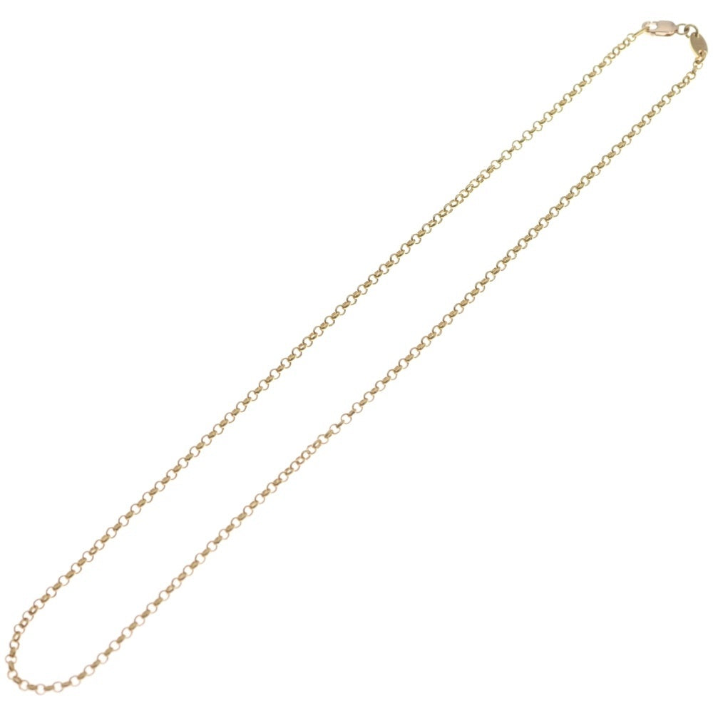 CHROME HEARTS(クロムハーツ) 22K NECKCHAIN R16 ロールチェーンネックレス 16inch ゴールド