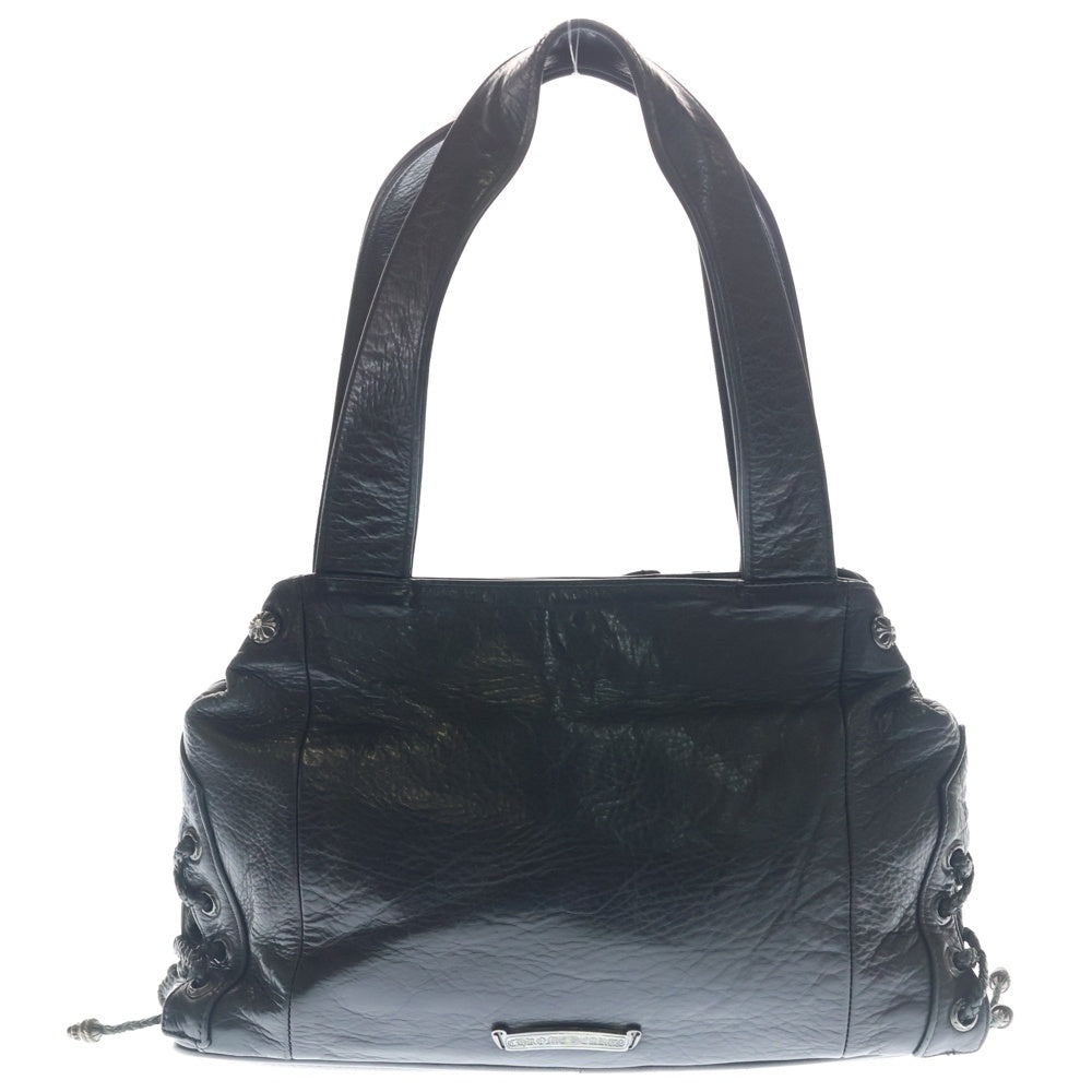 CHROME HEARTS(クロムハーツ) JJ DEAN SMALL JJディーン スモール レザーライダースハンドバッグ ブラック レディース