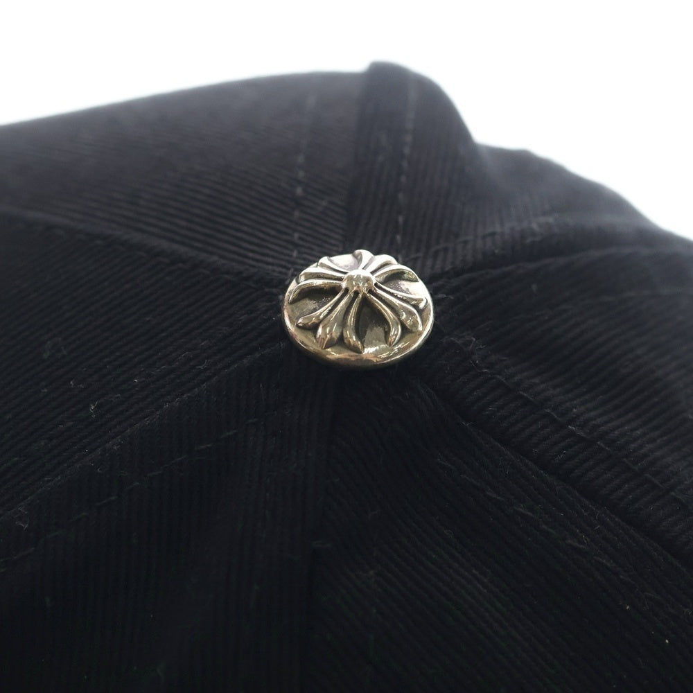 CHROME HEARTS(クロムハーツ) TRUCKER CAP CHクロス刺繍 クロスボールボタン トラッカーキャップ ブラック