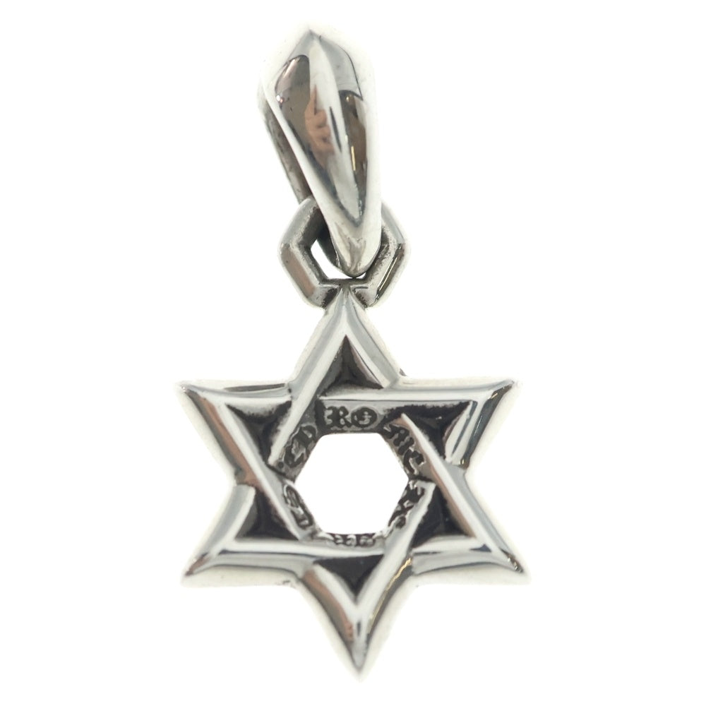 CHROME HEARTS(クロムハーツ) STAR OF DAVID CHARM スターオブダビデチャーム ネックレストップ シルバー