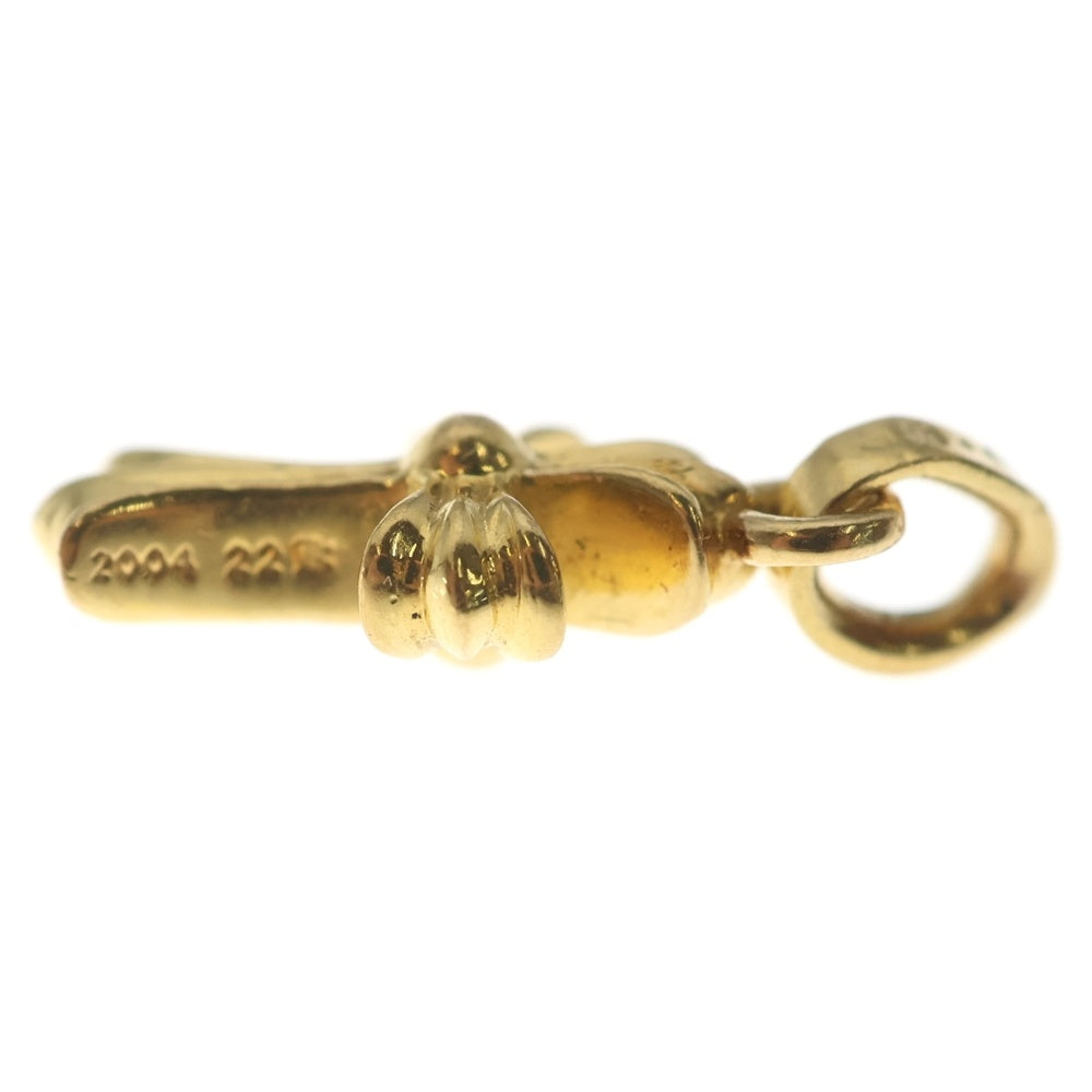 CHROME HEARTS(クロムハーツ) 22K CRS BBYFAT ベイビーファットクロス ペンダントトップ ゴールドBCA037