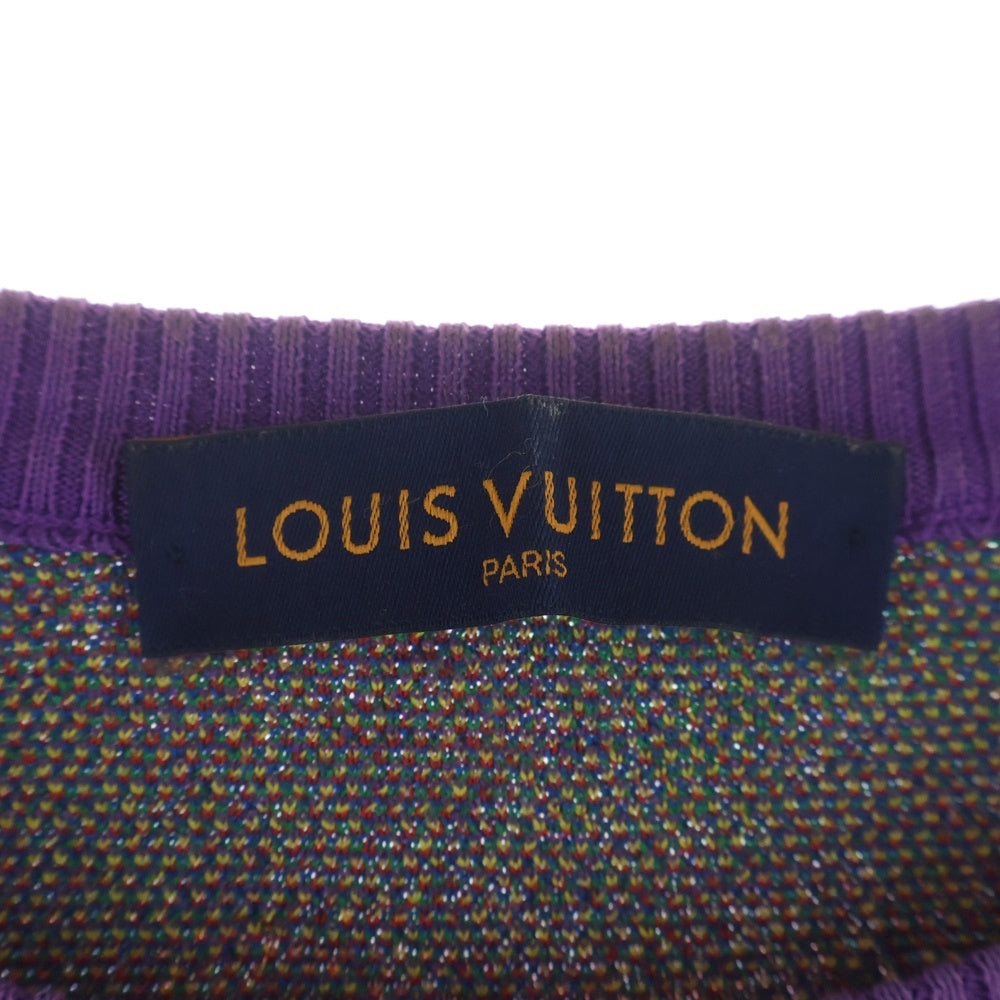 LOUIS VUITTON(ルイヴィトン) ジャガードデザイン総柄クルーネックセーター マルチカラー RM202M GDT HJN01W