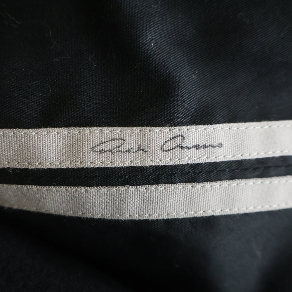 Rick Owens(リックオウエンス) Gimp Mac Coat フルジップ ウールコート ブラック RR02E1979-WSF