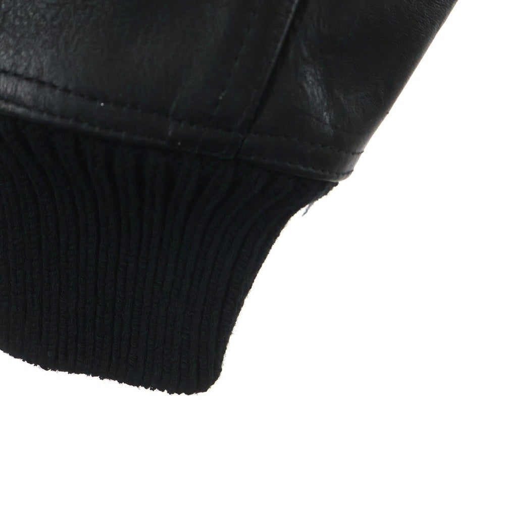 Rick Owens(リックオウエンス) Dracucollar Jacket クロップド レザージャケット ブラック RR02E1705-LOO
