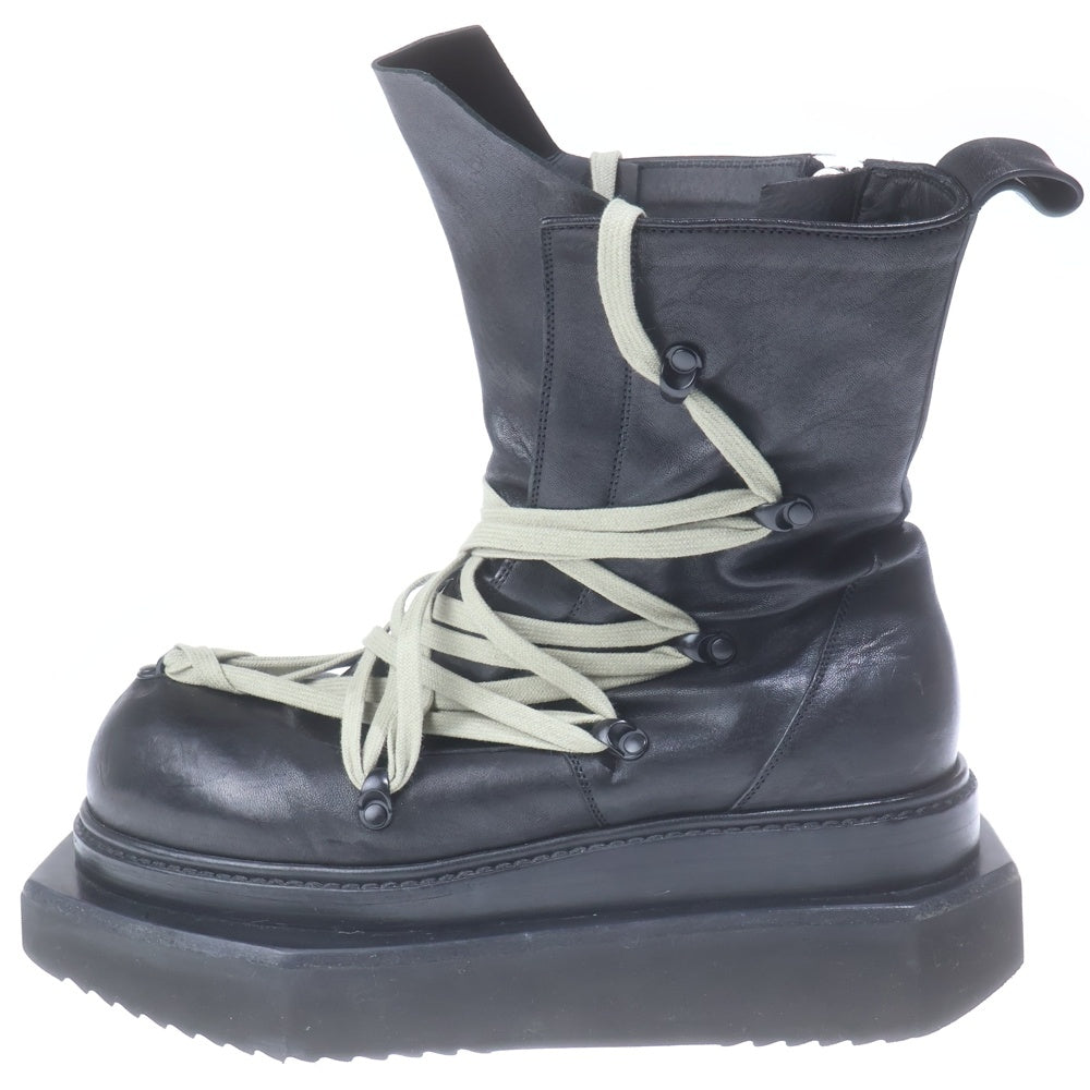 Rick Owens(リックオウエンス) ペンタレースド ターボ サイクロプス メガレース サイドゴアブーツ ブラック