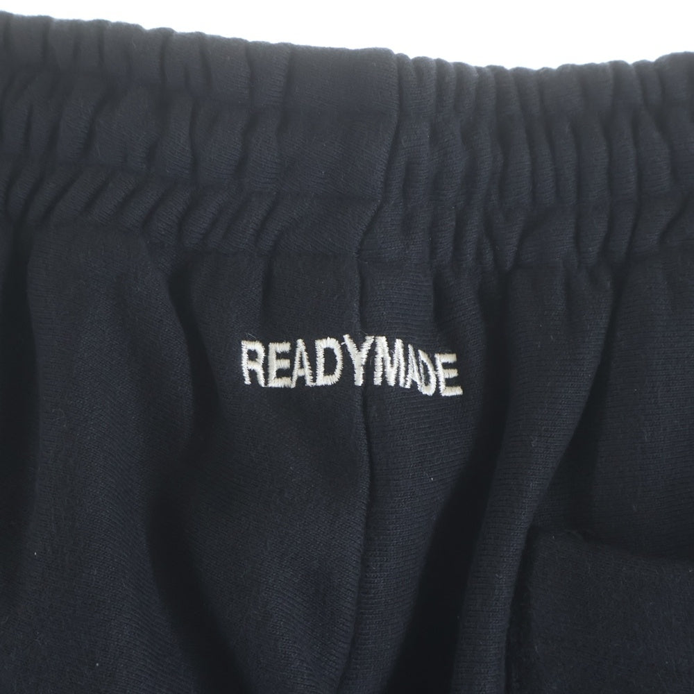 READY MADE(レディメイド) FLARE SWTPNT SMILE スウェットパンツ ブラック RE‐C0‐BK‐00‐00‐248