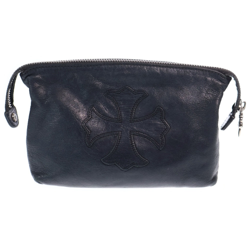 CHROME HEARTS(クロムハーツ) INSANITY CH PLS インサニティ CHプラスパッチレザーポーチ ブラック
