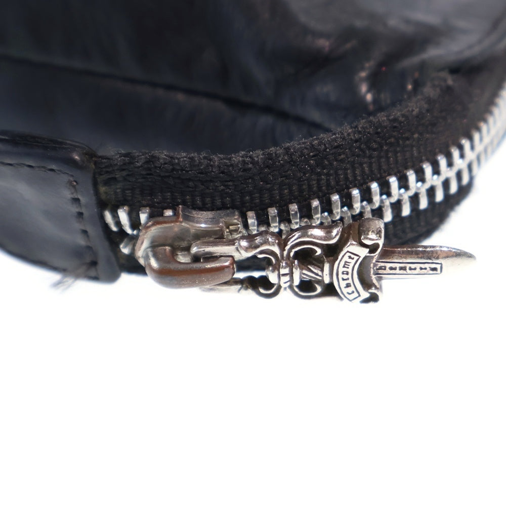 CHROME HEARTS(クロムハーツ) INSANITY CH PLS インサニティ CHプラスパッチレザーポーチ ブラック