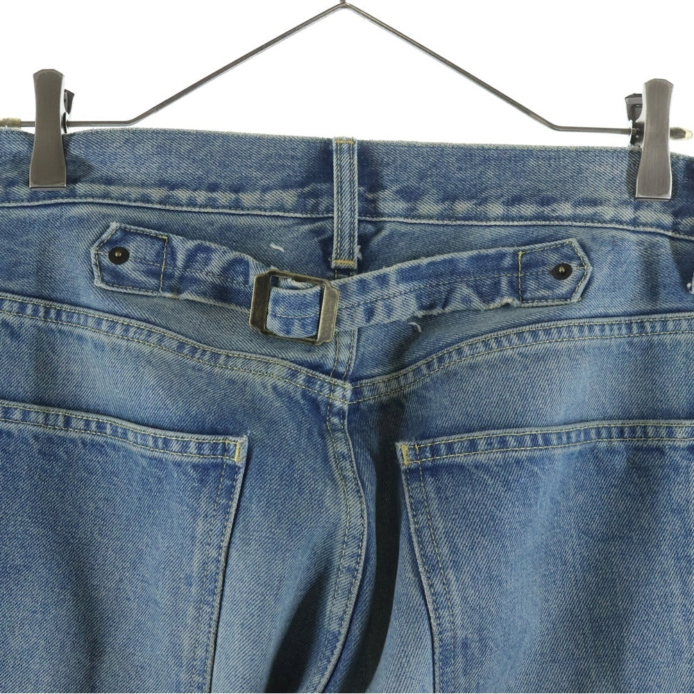 Maison Martin Margiela(メゾンマルタンマルジェラ) シンチバック ターンアップジーンズ デニムパンツ インディゴ S50LA0233 S30561