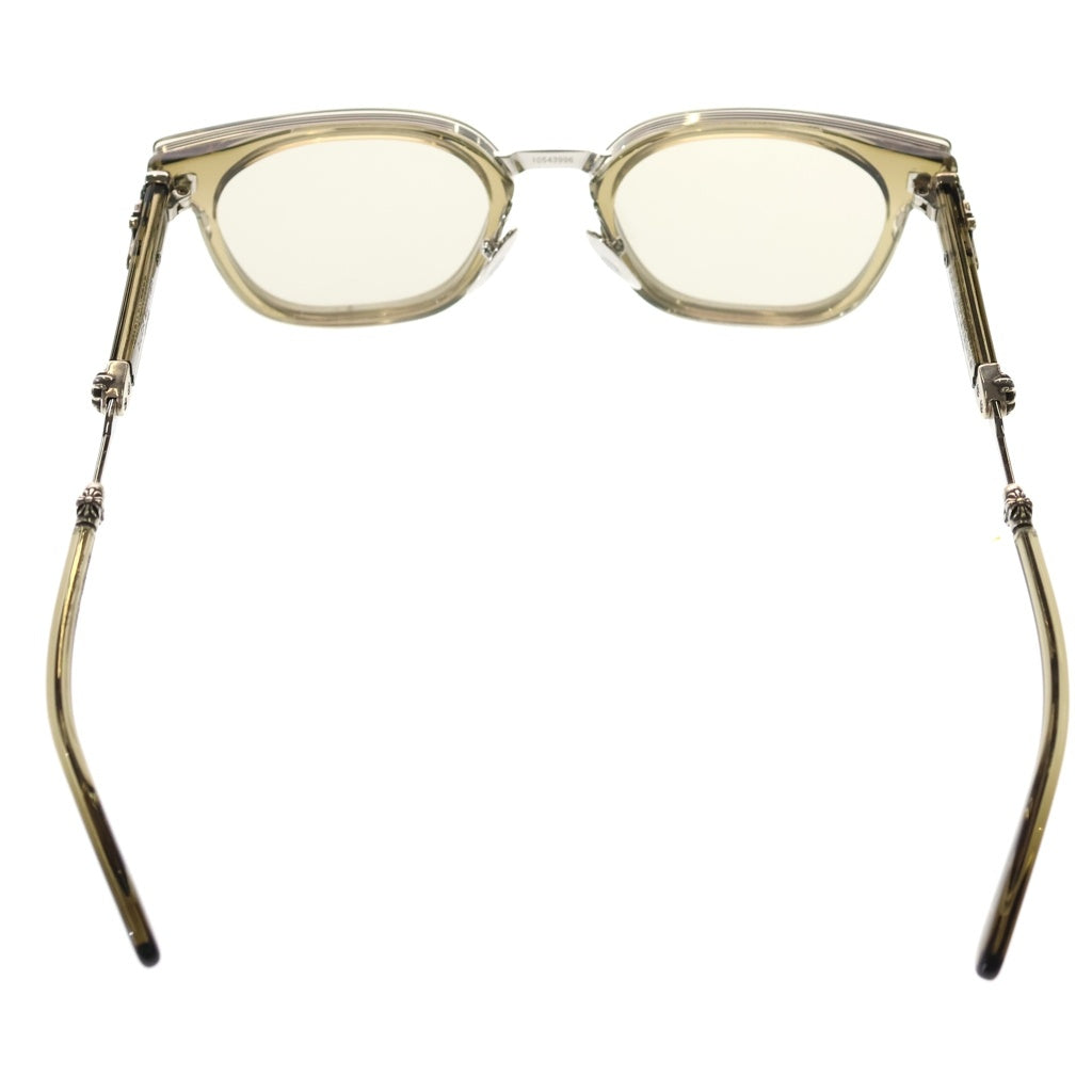 CHROME HEARTS(クロムハーツ) DUCK BUTTER ダガーウェリントン サングラス アイウェア オリーブ/シルバー