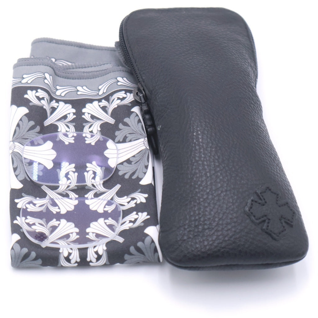 CHROME HEARTS(クロムハーツ) GITTIN ANY？-A BSフレアテンプル ウェリントン サングラス メガネ ブラック