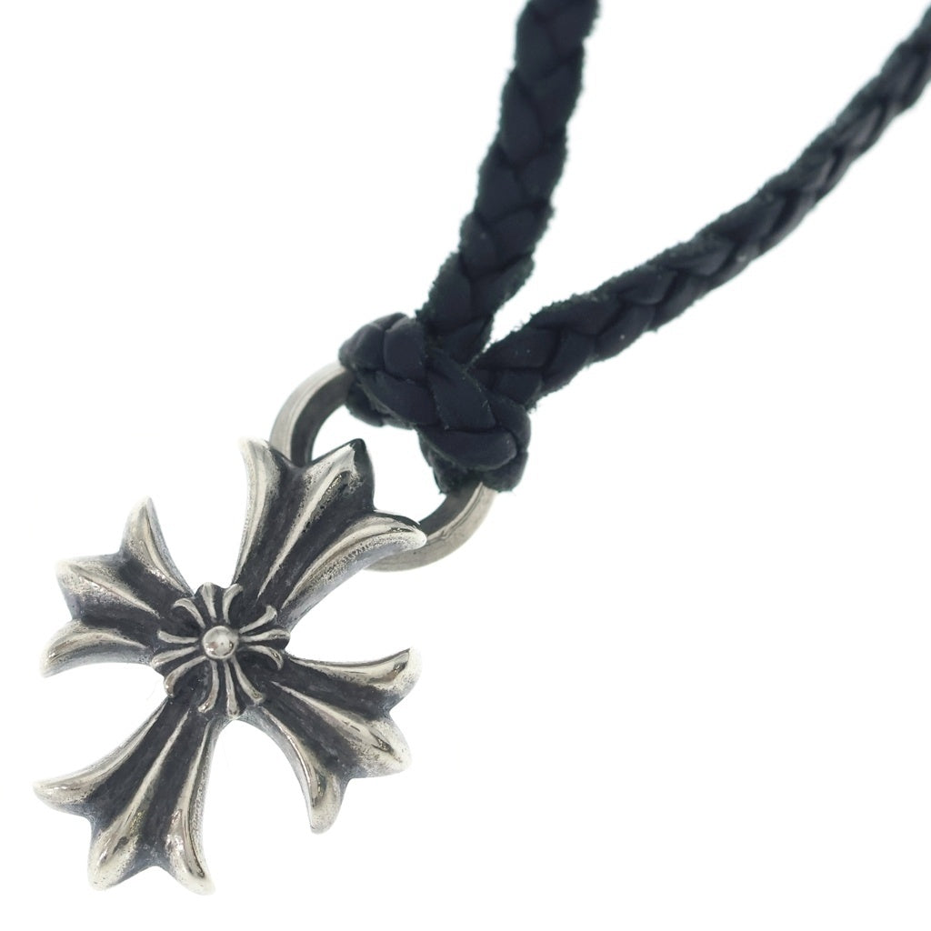 CHROME HEARTS(クロムハーツ) DBL CH PRS ダブル CHプラス ペンダントトップWレザーブレイド シルバー