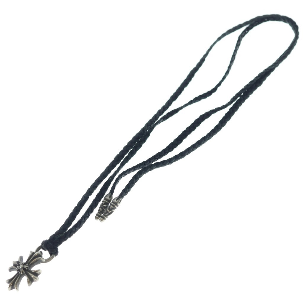 CHROME HEARTS(クロムハーツ) DBL CH PRS ダブル CHプラス ペンダントトップWレザーブレイド シルバー
