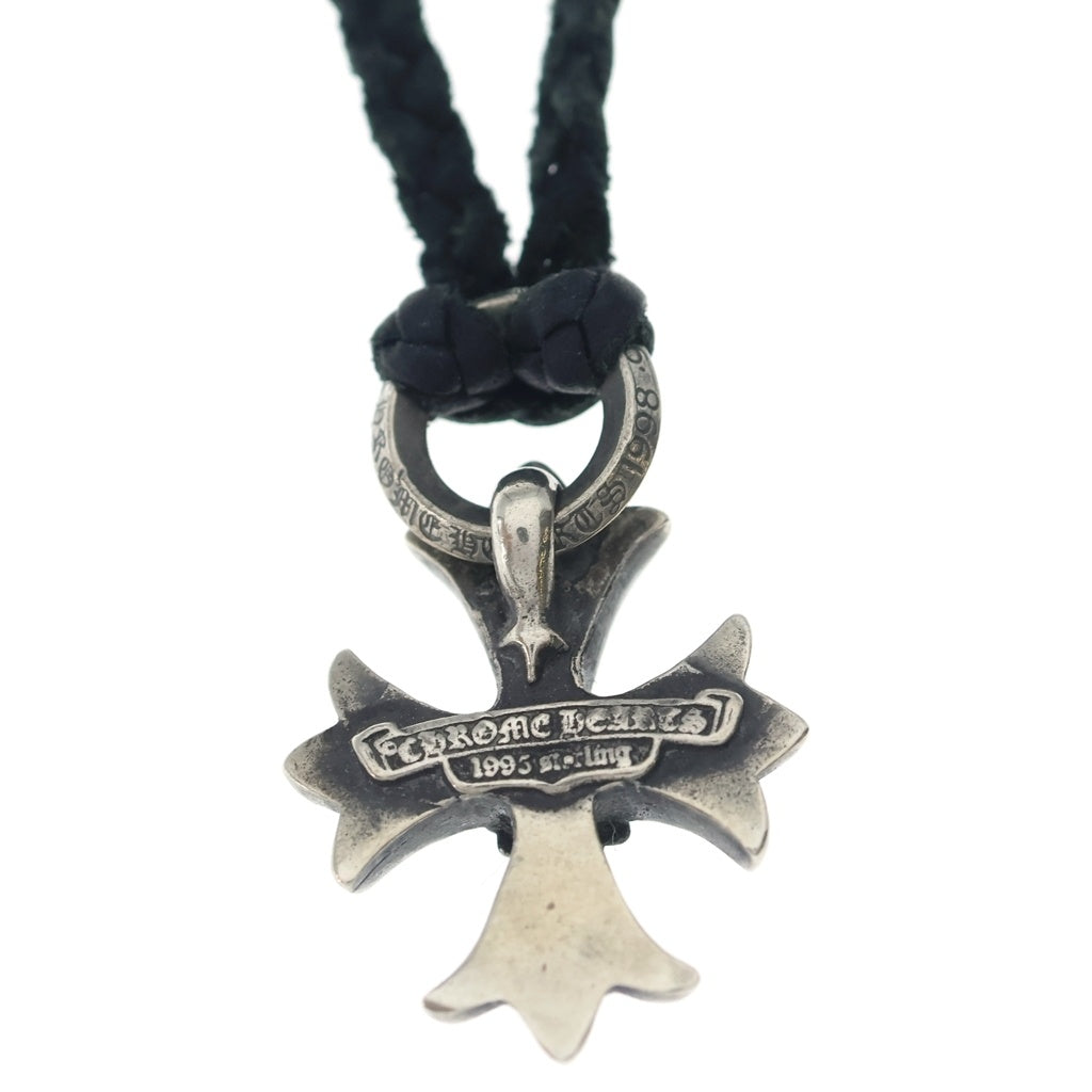 CHROME HEARTS(クロムハーツ) DBL CH PRS ダブル CHプラス ペンダントトップWレザーブレイド シルバー