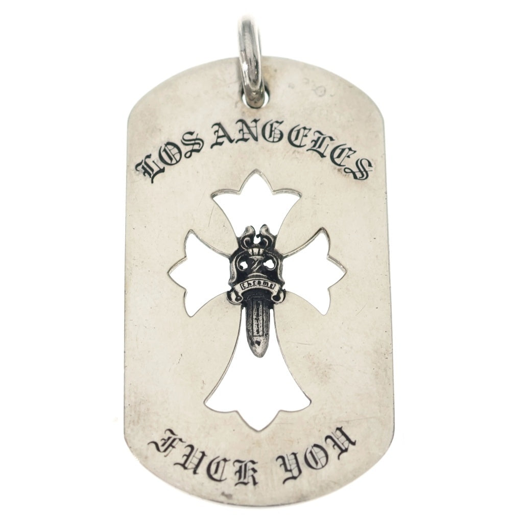 CHROME HEARTS(クロムハーツ) D TAG LRG LTD ラージドッグタグ LA限定ラージドッグタグネックレストップ