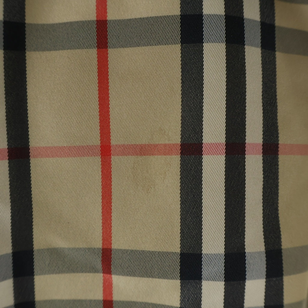 SUPREME(シュプリーム) ×Burberry 22SS Shearling Collar Down Puffer Jacket バックロゴ刺繍 ノバチェック パファーダウンジャケット