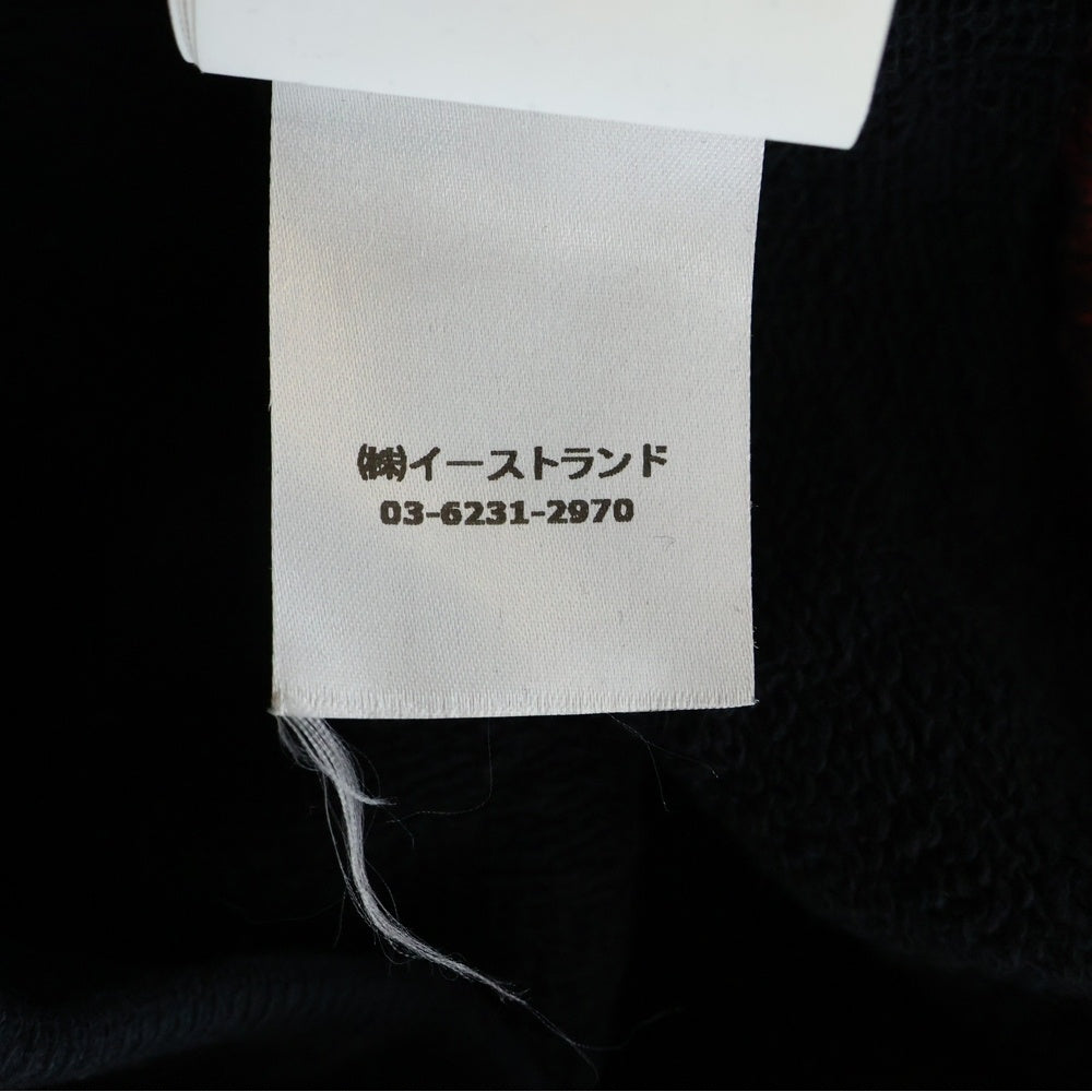 OFF-WHITE(オフホワイト) ×UNDERCOVER SKELETON RVRS HOODIE ロゴプリント パーカー ブラック