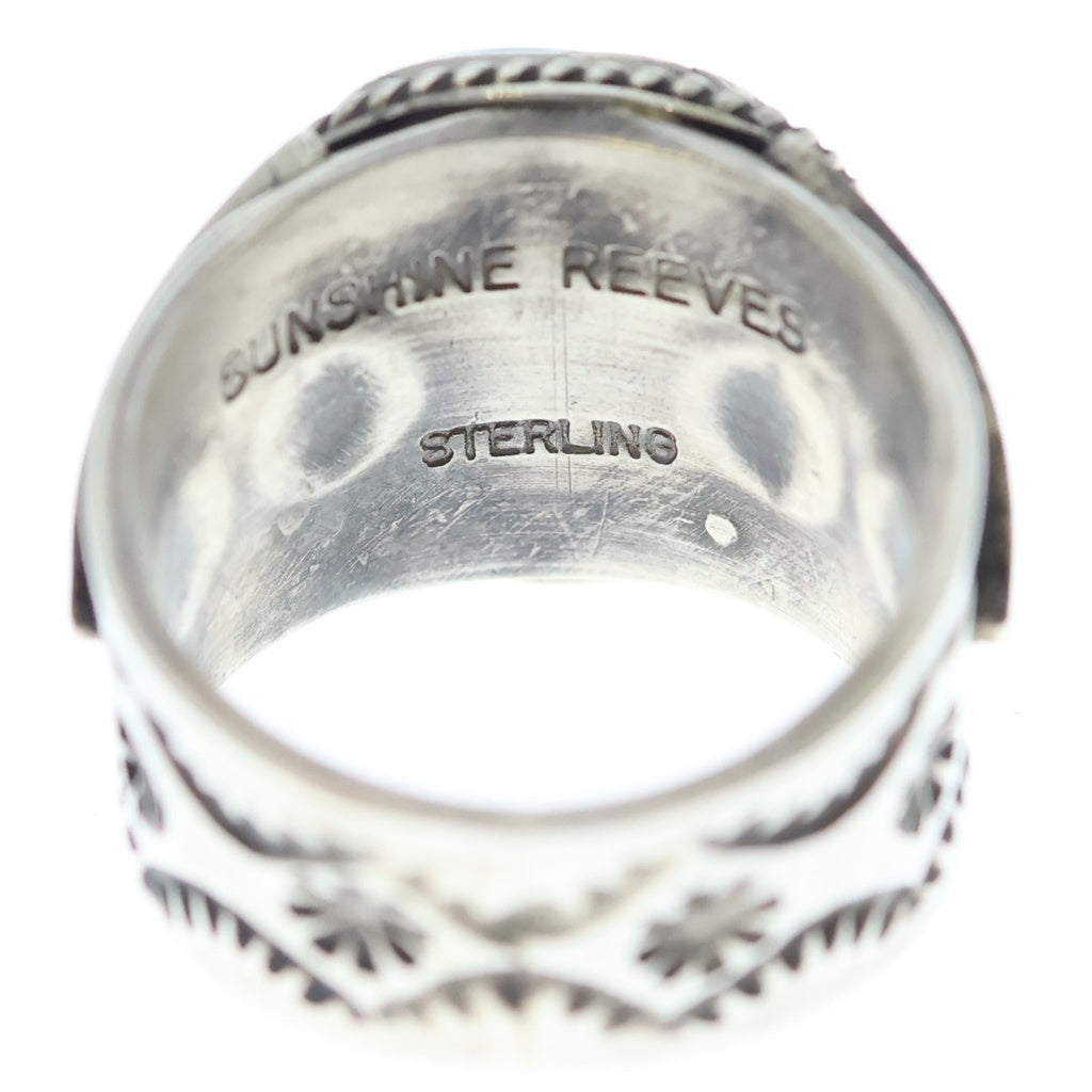 INDIAN JEWELRY(インディアンジュエリー) Sunshine Reeves サンシャインリーブス作 ターコイズリング シルバー