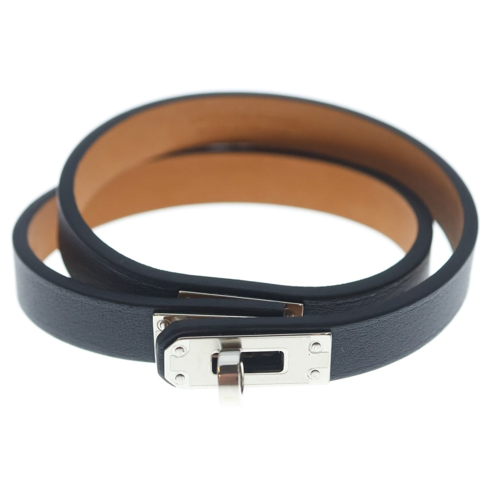 HERMES(エルメス) ミニケリー ドゥブルトゥール W刻印 ブラック レディース