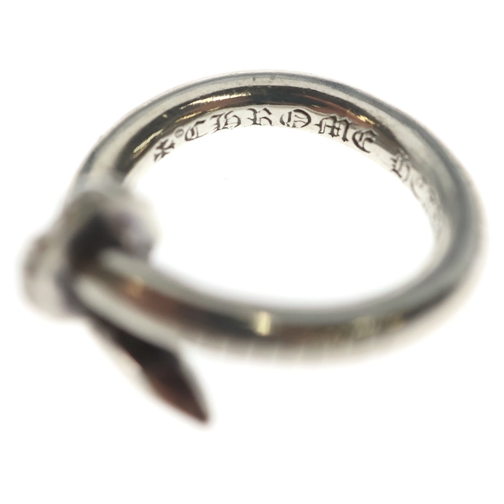 CHROME HEARTS(クロムハーツ) NAIL CRSBALL ネイル クロスボール リング シルバー BCA349