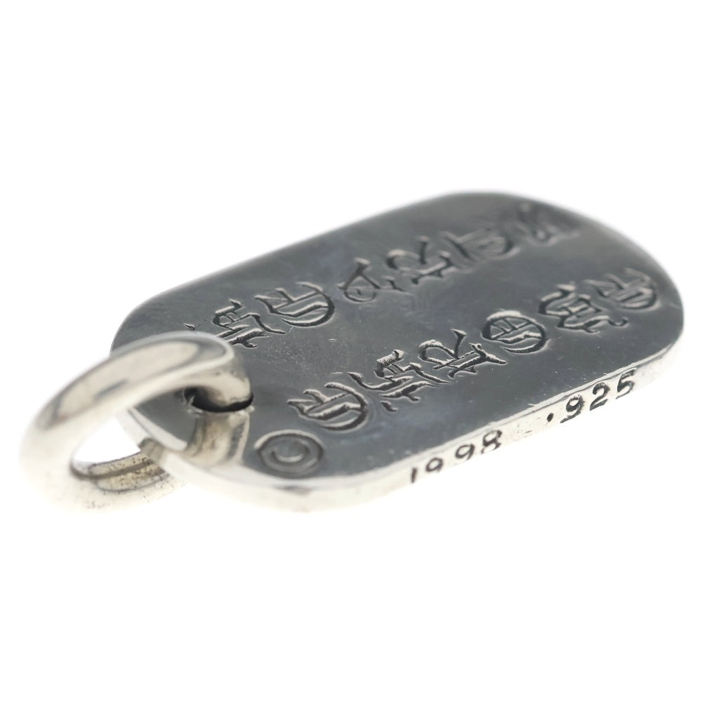 CHROME HEARTS(クロムハーツ) RAISED DOGTAG レイズドドッグタグ NYC限定 ネックレストップ シルバー