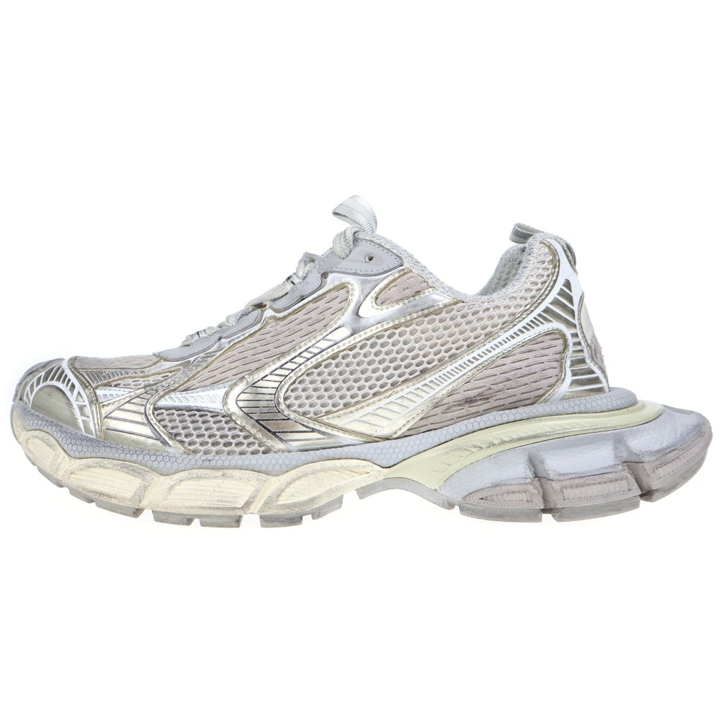 BALENCIAGA(バレンシアガ) 3XL SNEAKER スリーエックスエル ユーズド加工 メッシュ ローカットスニーカー グレー 734734