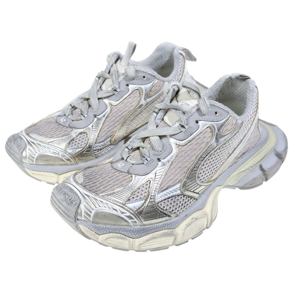 BALENCIAGA(バレンシアガ) 3XL SNEAKER スリーエックスエル ユーズド加工 メッシュ ローカットスニーカー グレー 734734