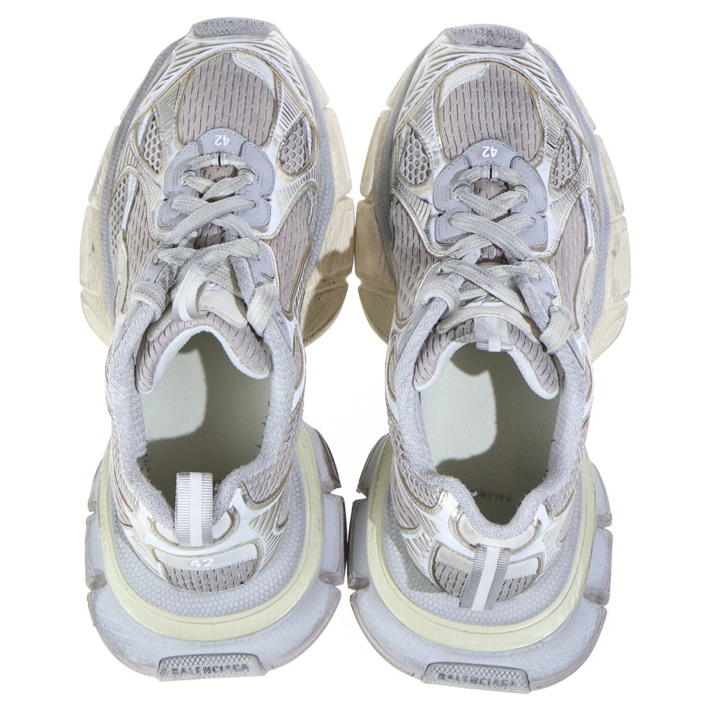BALENCIAGA(バレンシアガ) 3XL SNEAKER スリーエックスエル ユーズド加工 メッシュ ローカットスニーカー グレー 734734