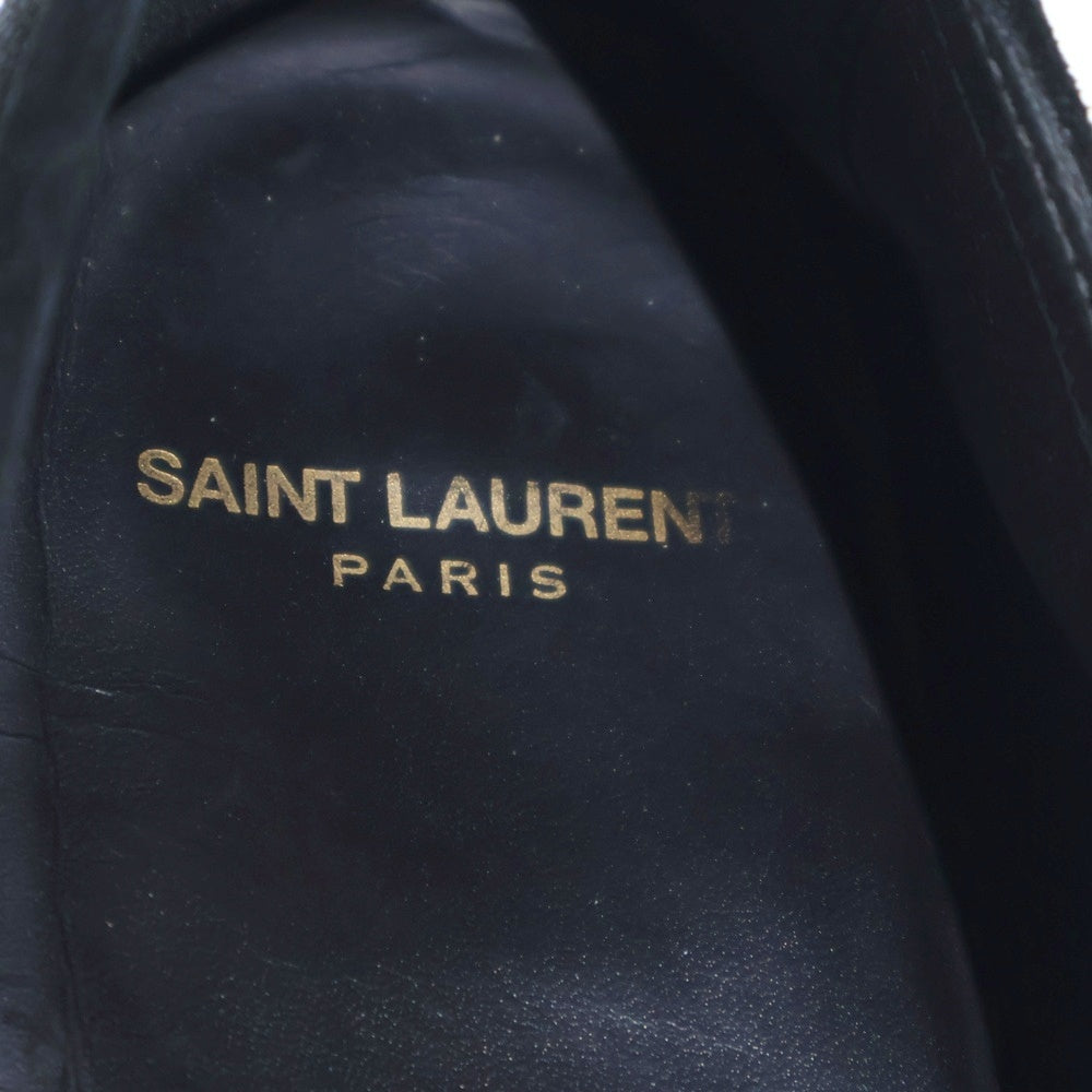 SAINT LAURENT PARIS(サンローランパリ) スウェード ローファー ブラック