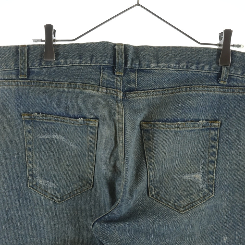 SAINT LAURENT PARIS(サンローランパリ) ダメージスキニーデニムパンツ インディゴ 391659 Y915I