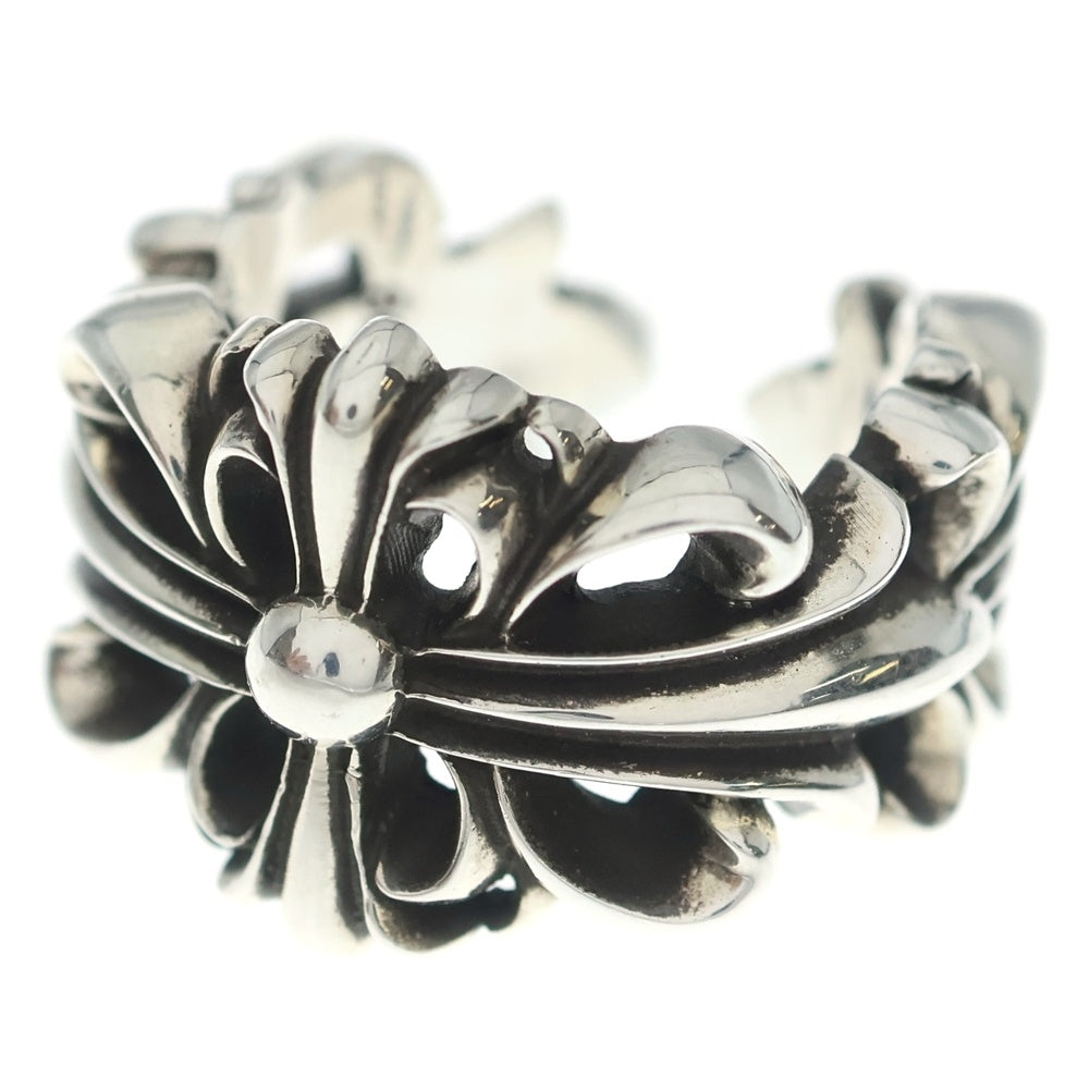 CHROME HEARTS(クロムハーツ) DBL FLRL CRS ダブルフローラルクロス リング シルバー BCA390