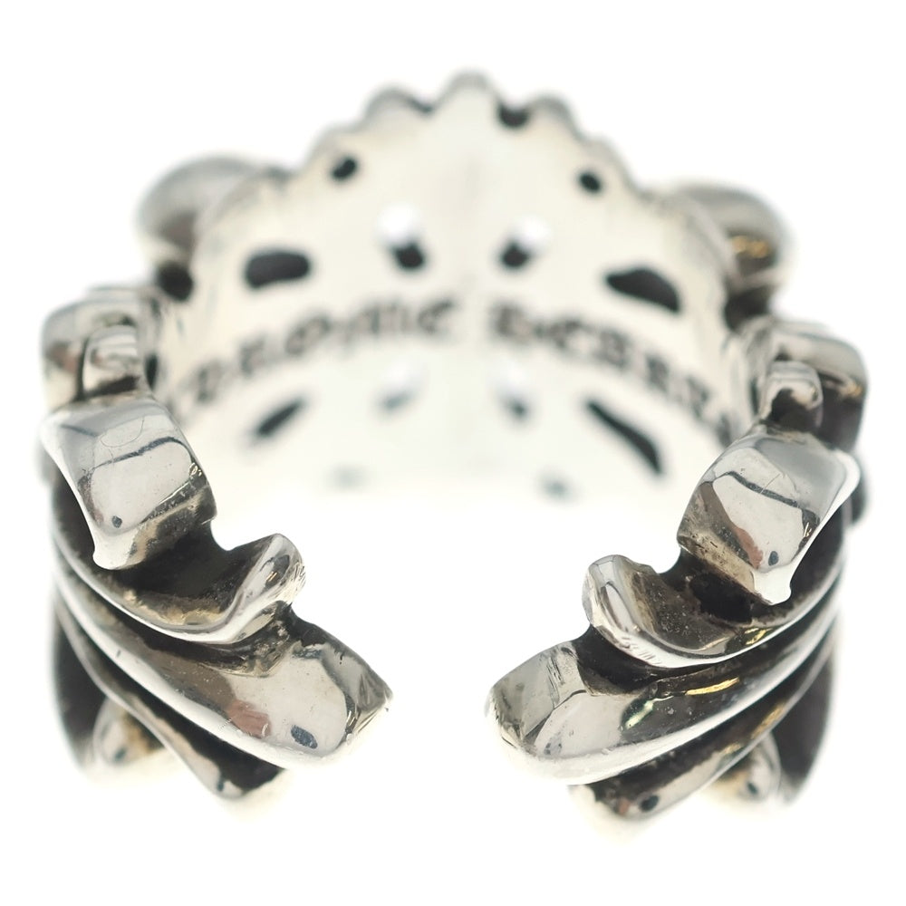 CHROME HEARTS(クロムハーツ) DBL FLRL CRS ダブルフローラルクロス リング シルバー BCA390