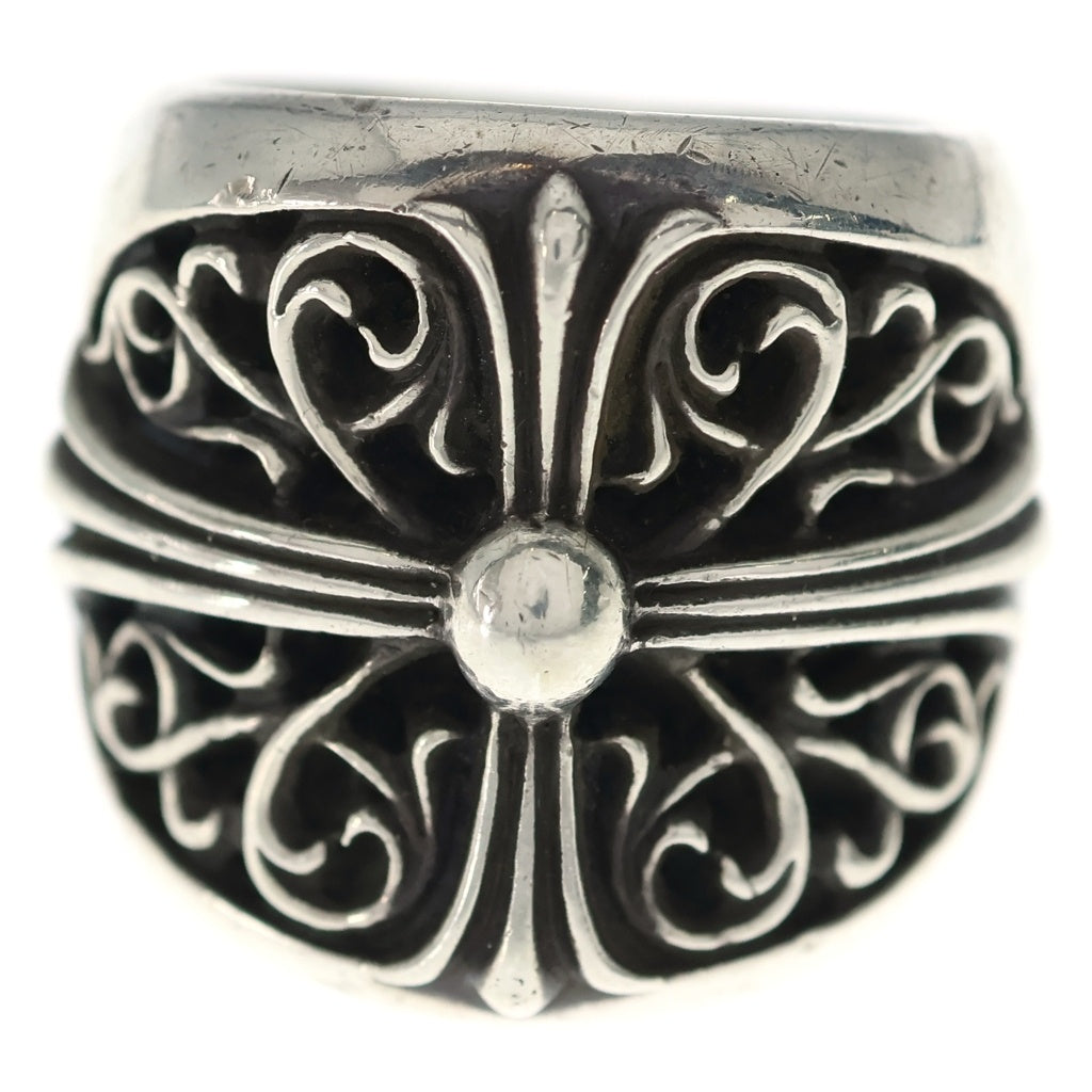 CHROME HEARTS(クロムハーツ) CLASSIC OVAL クラシックオーバルクロス リング シルバー BCA340