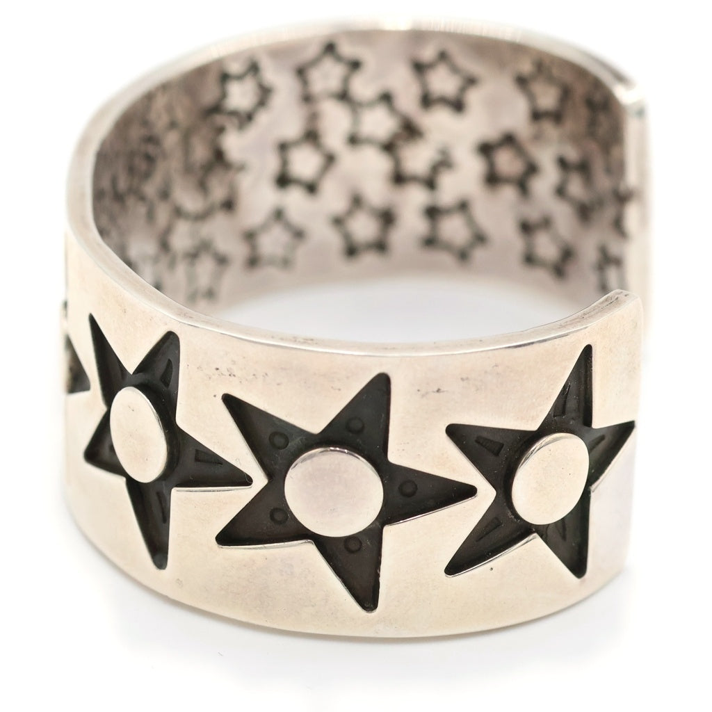 INDIAN JEWELRY(インディアンジュエリー) スターモチーフ バングル シルバー