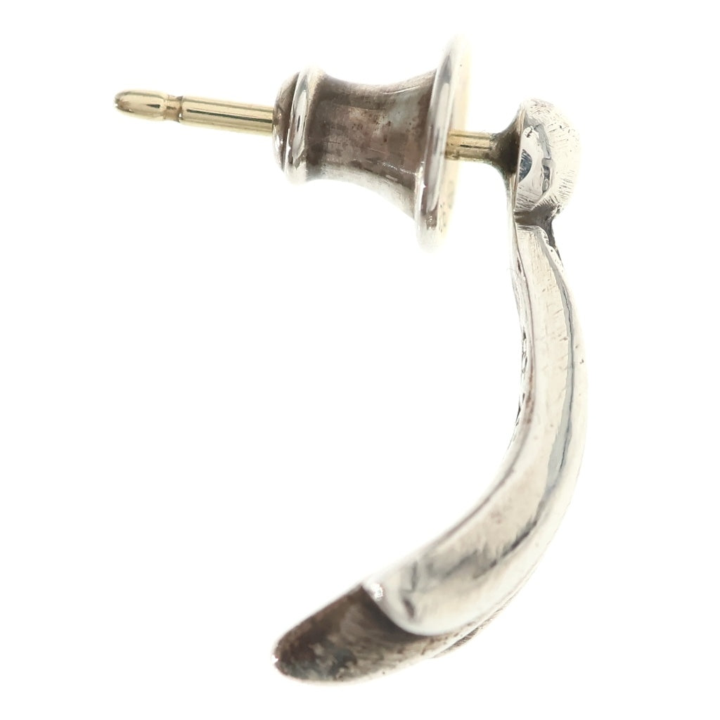 CHROME HEARTS(クロムハーツ) STUD CRSSTAL クロステイルスタッド ピアス シルバー