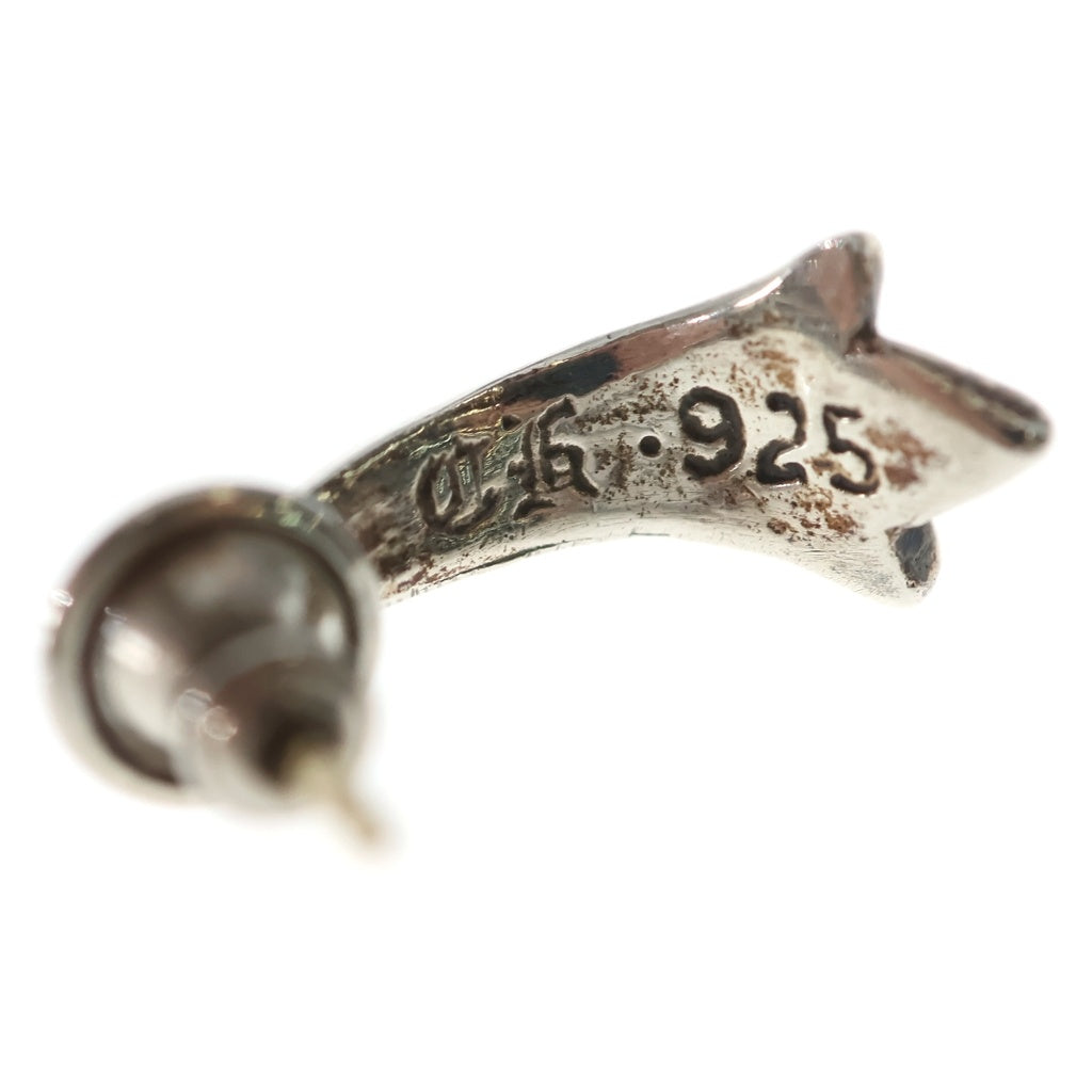 CHROME HEARTS(クロムハーツ) STUD CRSSTAL クロステイルスタッド ピアス シルバー