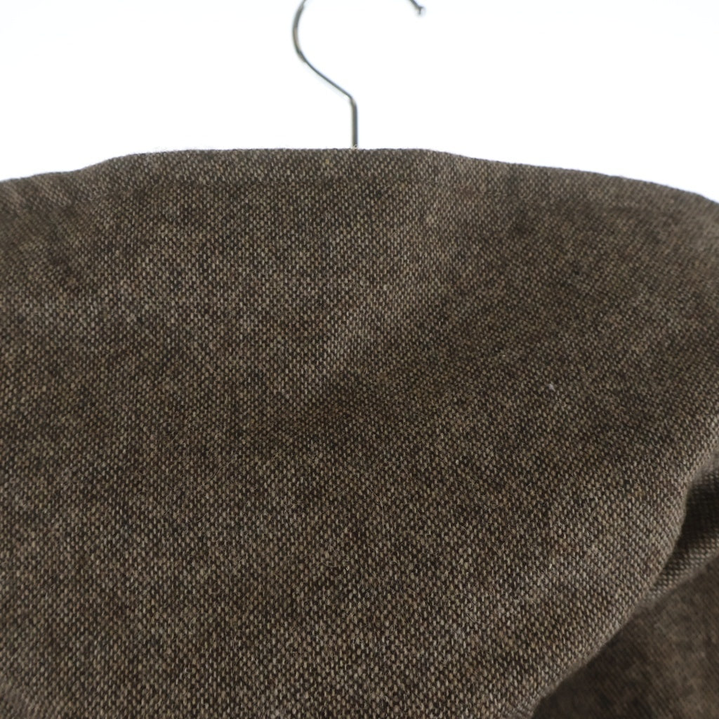 A BATHING APE(アベイシングエイプ) WOOL DUFFLE COAT 裏地キルティング ウール ダッフル フーディー ジップアップ コート ブラウン