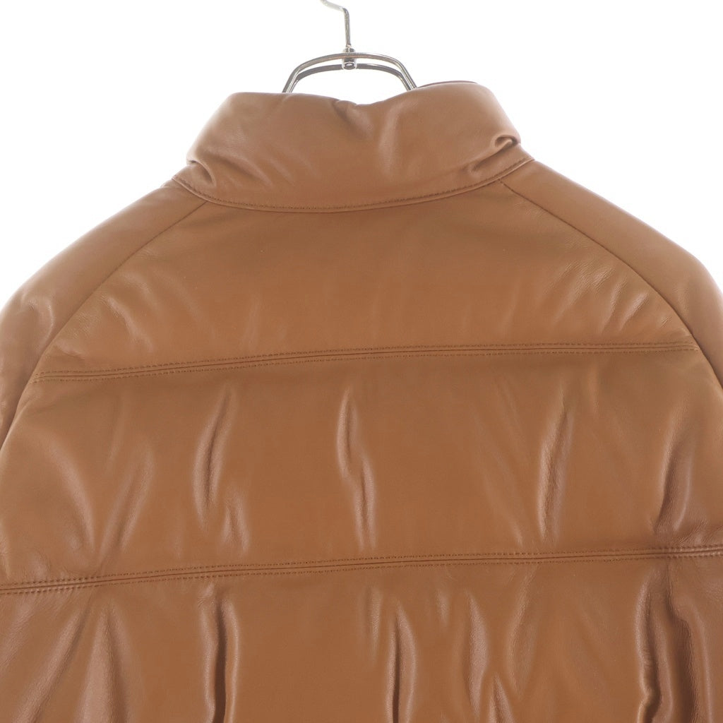 A BATHING APE(アベイシングエイプ) SHEEPSKIN LEATHER DOWN JACKET