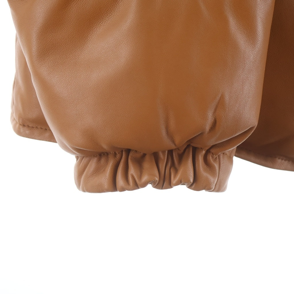 A BATHING APE(アベイシングエイプ) SHEEPSKIN LEATHER DOWN JACKET